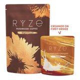 Mushroom Coffee + Caramel Creamer Set